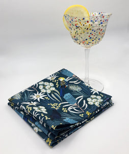 Cocktail Napkins - Parrots & Banksia Candles (set of 4)