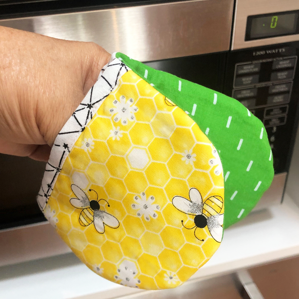 Microwave Mitts - Bees